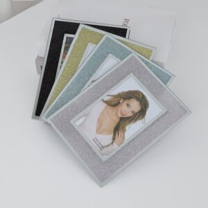 New Creative Simple Customizable Crystal Glass Printing Photo Frame Wall Hanging Studio Desktop Decoration A4 Certification