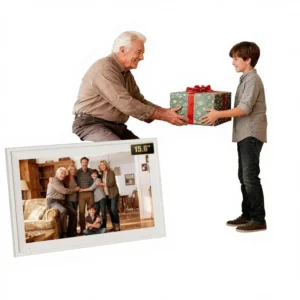 New Cross Border 15.6 Digital Photo Frame Family Electronic Calendar Schedule Smart Photo Album Desktop 1.5 Year Warranty Model