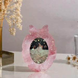 New Custom Plastic Photo Frame for Home Decorative UV Printed in Unique Shape and Pattern