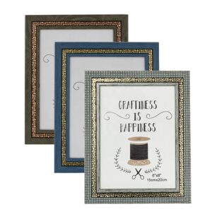 New Design 5×7 6×8 8×10 Inches Retro Photo Frame Plastic Picture Frame for Home Decor