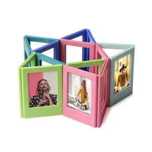 New Design DIY Colorful Plastic Magnet Frame ABS Photo Frame for Fujifilm Mini Instax 12 11 EVO Home Decor Picture