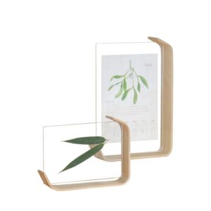 New Design Double Picture Photo Frame Magnetic Acrylic Photo Frames Wood Acrylic Picture Frame for Tabletop