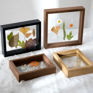 New Design Double Sided Wooden Picture Floating Photo Frame for Home Decoration