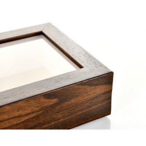 New Design Fashionable Square Shadow Box Display Photo Frame A4 Wood Custom Logo Home Decor ACSASA ARTO Offset Printed