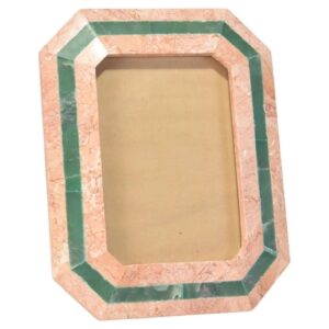 New Design Wood and Marble Stone Family Luxury Tabletop Decoration Photo Frames for Wedding Decorations Anniversaries