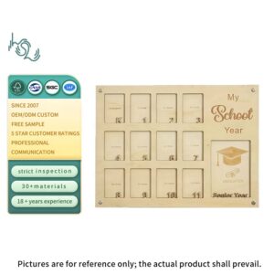New Graduation Season Photo Frame Children’s Graduation Display Preschool Graduation DIY Wooden Decorative Photo Frame