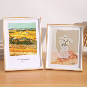 New Product Dual Color Combination Simple & Fashionable Art Wall MDF Photo Frame Multi size Desktop Vertical Frames
