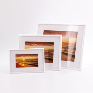 New Style China Custom Maker 5mm+5mm Double Side Wedding Gift Photo Frame for Table Display