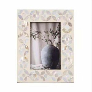 Newly Launch Antique Wood Horn & Bone Inlay Decorative Table Top Picture Photo Frame for Home Hotel and Offices Picture Frame