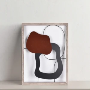 Nordic Irregular Ins Style Abstract Art Creative Decorative Photo Frame with MDF Material