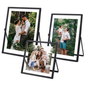 Nordic Style Creative Golden DIY Photo Frame Metal and Glass Plant Specimens Frame for Home Decor