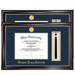 OEM A4 19.5*13Inch Graduation Diploma Certificate Frame Customized Eco Friendly for Graduation Celebration