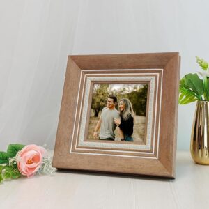 OEM Creative Elegant Wood Tabletop Photo Frame Back Stand Bulk Modern Decorative Picture Home Office Desktop Display