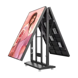 Outdoor Photo Booth Removable Design with Custom-Colored Aluminum Profile LED Totem