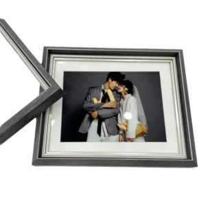 PS Foam Modern Waterproof Photo Frame Living Room Display Customized Installation Film Coated Surface Light Luxury Design HuanYu