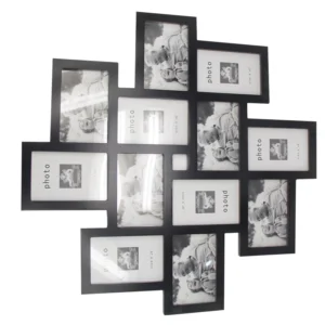 Perfect Wood Photo Frame 4*6” 12 Piece Family Photo Digital Printing Decorative Art Hanging Template Gallery Wall Frame Set