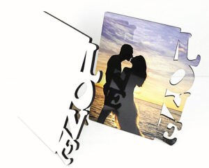 Personalized Custom High Quality Sublimation Blanks Photo With Letters I Love You Poster Frame Mdf