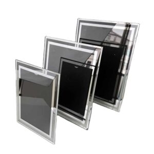 Personalized Gift Glass Crystal Photo Frames Certificate Frame Luxury Modern Clear Crystal Glass Photo Frames