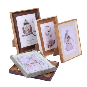 Photo Frame 4*6″ 5*7″Hot Selling Classic Simple Design Handmade Eco Friendly Durable Wooden Creative Modern Wall Mount Rectangle