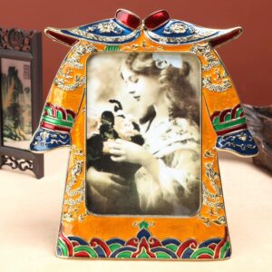Photo Frame Custom European style Classical Palace style Metal Photo Frame 6 Inch 7 Inch Seven Inch Wedding Gift