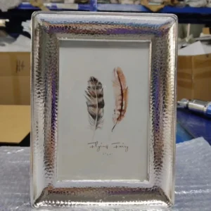 Photo Frame Custom Light Luxury Hollow Design Silver Photo Frame 6/7/8/10 Inch Wedding Photo Frame Holiday Gift