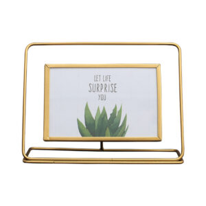 Photo Frame Factory Transparent Glass Floating Photo Frame Geometric Design Picture Frame