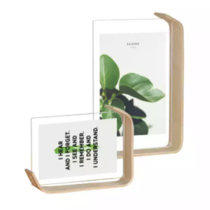 Photo Frame Kids Wedding Stand Pink Glass Baby Sets Home Decor Wooden Picture Frame