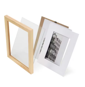 Photo Frame for Wall Hanging or Tabletop Standing Also Display Photo for Floating Effect Natural
