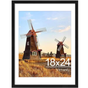 Picture Frame A3 A4 8×10 11×14 12×16 for Wall and Tabletop Factory Black Wall Gallery Photo Frames Real Glass Cover