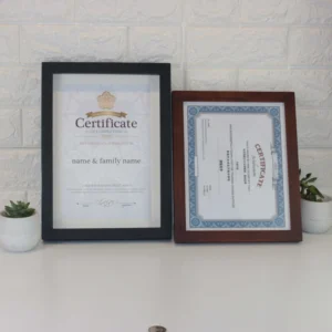 Picture Frame MDF Certificate Frame Tabletop Classic High Quality Eco-friendly Document Frame for A3/A4