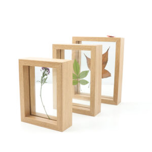 Plant Dried Flower Leaf Specimen Frame Diy Picture Frame Creative Double sided Glass Shadow Box Photo Frame