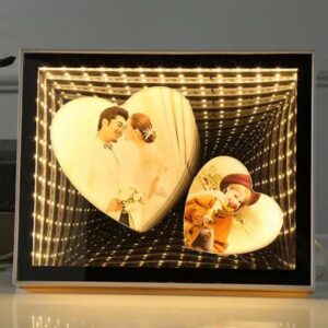 Plastic Sublimation Blank Custom 3D LED Magic Mirror Photo Frame