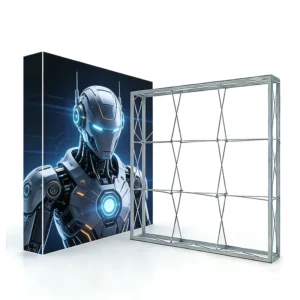 Portable Aluminum Tube Frame Stand Seg Tension Fabric Collapsible Trade Show Exhibition Display Stand Frame