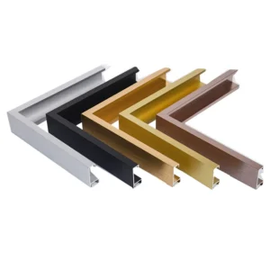 Premium Brushed Aluminum Poster Picture Frame Various Length Options Manufacturer Supply