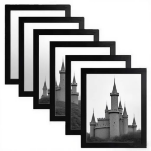 Premium MDF Wooden Photo Frame 4×6 5×7 8×10 Inch Shatterproof Glass Front Wall & Tabletop Display Elegant Home Decor Gift