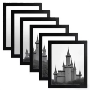 Premium MDF Wooden Photo Frame 4×6 5×7 8×10 Inch Shatterproof Glass Front Wall & Tabletop Display Elegant Home Decor Gift