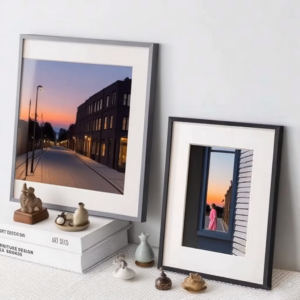 Premium Metal Photo Frame Modern Rustproof Aluminum Picture Frame for Wall Tabletop Sizes 4×6 5×7 8×10 11×14 Inches