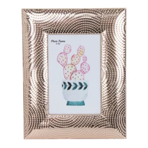 Premium Modern Photo Frame Gold Aluminium Alloy with Iron Glass for Home Decor and Tabletop Mirror Display
