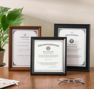 Premium Wood Certificate Frame 8×10 11×14 Inch Executive Award Credential Display