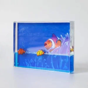Professional ISO Manufacturer Diy Eco Friendly Square Acrylic Liquid Photo Frame Clear Private Label