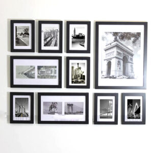 Professional Manufacturer Custom Hotel Artworks Paintings and Wall Arts Simple Modern Design Wall Mount Photo Picture Frame Set