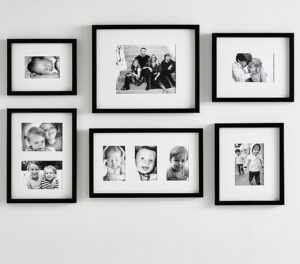 Professional Manufacturer OEM Family Collage Plastic Photo Picture Frames Set Wall Decor