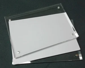 Promotion Gift Tabletop Crystal Acrylic Magnetic Photo Frame 4*6 Block Photo Frame