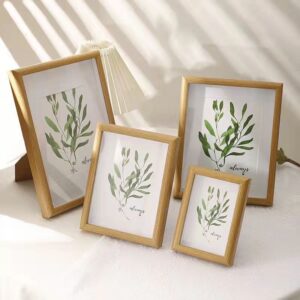R Frame 5″ 6″ 7″ 8″ 10″ Wooden Frame Wall Decor Tabletop Display 4×6 5×7 6×8 8×10 Wood Photo Frame