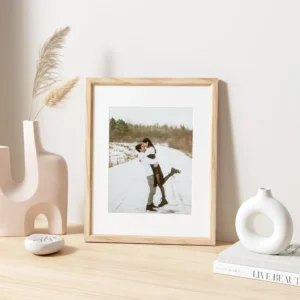 Rectangular Wooden Art Photo Frames Classic Style With Natural for Desktop Display Ideal for Crafts and Pictures