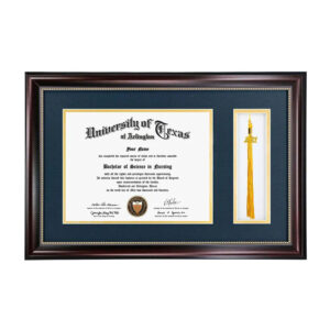 Recycled Polystyrene PS Diploma Frame with Tassel Holder for Graduation Certificate Frames Office & School Supply