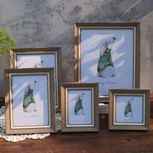 Resin Creative Simple Wedding Photo Frame 7 5 Inches A4 A3 Wall Hanging Photo Frame
