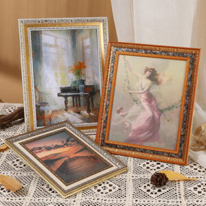 Retro Designed Desktop Photo Frame Classic Simple 5×7 Picture Frames Home Office Decor