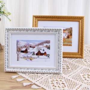 Retro Gold Wedding Photo Frame 7 8 A4 Certificate Frame Wall Mounted A3 Photo Frame