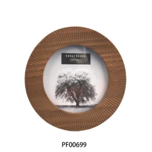 Round New Design Modern Eco Friendly Wooden Vertical Picture Photo Frame for Desktop Home Decor